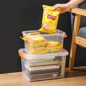 Cajas de Plástico Transparente de 6 Tamaños para Uso Doméstico, Cajas de Almacenamiento para Juguetes y Ropa - Product Image 4