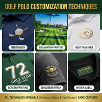 SAIKE Polo de golf personnalisé pour homme, style uni, manches courtes, logo personnalisé, marque privée, uniforme de club, vêtements de sport classiques