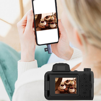 Cámara Digital 4K con WiFi, Cámara de Video Digital con Pantalla Giratoria de 2.2 Pulgadas, Enfoque Automático AF, Zoom Digital 16X