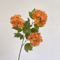 HGA Fleurs artificielles en latex de qualité supérieure, Hortensia bleu toucher réel, pour arche de cérémonie de mariage, toile de fond et décoration florale de scène