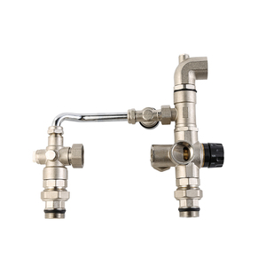 Conjunto de Mezclador de Agua Automático de Latón de Alta Eficiencia, Válvula <span class=keywords><strong>Mezcladora</strong></span> Termostática de 100W 220V, Bomba de Circulación para Sistemas de Calefacción por <span class=keywords><strong>Suelo</strong></span> <span class=keywords><strong>Radiante</strong></span> - Product Image 3