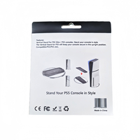 Nouveauté Support vertical en alliage ABS pour console de jeu PS5 avec lecteur de disque et numérique Accessoires de jeu Support vertical pour console de jeu P5 / Slim