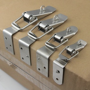Stainless Steel Curved Hook And Buckle 90 Degree <b>Lock</b> For Toolbox Furniture Industrial Design Durable Metal Box <b>Lock</b> - Product Image 4