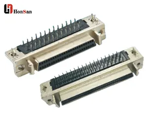 Scsi 50พิน Scsi Connector Mail Scsi2sd 3.5 50พิน Scsi ไปยังอะแดปเตอร์การ์ด Sd Hpdb 36pin มุมขวาหญิง