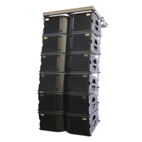 Système audio de scène SLA-8C, enceinte passive à ligne acoustique double 8 pouces haute sensibilité, 2 voies, résistant aux intempéries, en contreplaqué de bouleau 15 plis