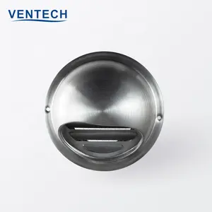 Hvac sistemi dekor hava mutfak baca duvara havalandırma kapağı paslanmaz çelik topu hava panjur havalandırma