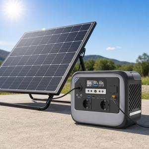 Station d'alimentation portable 700W, générateur solaire, double prise AC, USB-C PD 3.0, 12V, écran LCD, maison, camping - Product Image 6