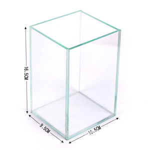 Mini Aquarium de poissons, pièces, art créatif, décoration pour la maison, en verre, blanc - Product Image 6
