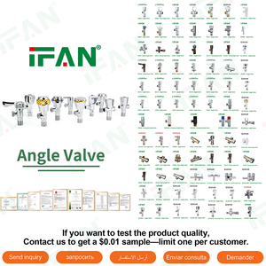 Solution IFAN : Outil efficace de gestion du débit d'eau pour réduire les gaspillage et abaisser les factures d'énergie dans les foyers – Robinet d'arrêt d'angle - Product Image 2