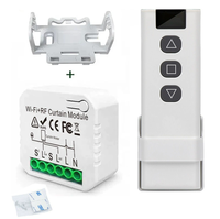 WiFi Tuya RF 433MHz Module de commutateur de rideau intelligent avec moteur de store de volet roulant à distance/électrique fonctionne avec Alexa Google Home