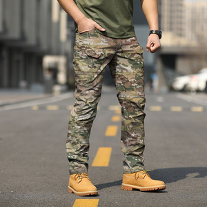 E0105TA16 Venta al por mayor de los hombres primavera otoño pantalones tácticos de carga de encargo Pant - Product Image 1
