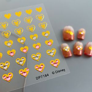 Dibujos animados Día <span class=keywords><strong>de</strong></span> San Valentín Nail Art Stickers Heart of Peach Nail Tridimensional Rhinestone Jewelry Nail Decals DIY Decoración - Product Image 1