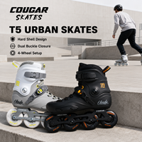 Patins à roulettes en ligne freestyle personnalisés pour adultes, roues en PU 4x80mm, cadre en aluminium, OEM ODM, pour fitness urbain