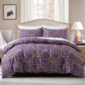 Juego <span class=keywords><strong>de</strong></span> 3 <span class=keywords><strong>Fundas</strong></span> <span class=keywords><strong>de</strong></span> Edredón <span class=keywords><strong>de</strong></span> Microfibra Tejida con Diseño Geométrico, Ropa <span class=keywords><strong>de</strong></span> <span class=keywords><strong>Cama</strong></span> <span class=keywords><strong>para</strong></span> el Hogar, Estampado, Venta al por Mayor - Product Image 6