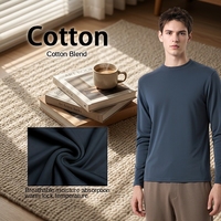 Old Money Style Minimalistischer Luxus-Baumwollstrickpullover Atmungsaktiv Hautfreundlich Weich Gemütlich Einfarbig Frühling
