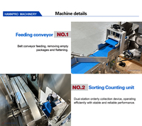 Machine d'emballage secondaire pour aliments soufflés à l'arôme de fromage HANNPRO, machine de tri et de remplissage de petits sacs, machine d'ensachage de gros sacs