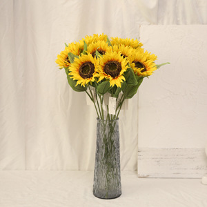 <span class=keywords><strong>Girasol</strong></span> Artificial Realista Hecho a Mano <span class=keywords><strong>de</strong></span> Plástico, Moderno y <span class=keywords><strong>de</strong></span> un Solo Tallo, Ideal para Decoraciones del Hogar y Graduaciones - Product Image 1