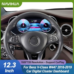 Navihua pour Mercedes-Benz Classe V W447 2016-2019 : Combiné d'instruments numérique LCD avec Carplay pour tableau de bord et compteur de vitesse automatique - Product Image 3