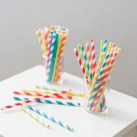 Pailles télescopiques compostables anti-adhérentes 12x150mm avec emballage en papier drainant pour lait et yaourt