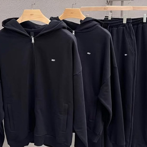 Sudadera con capucha vintage de felpa francesa suave, 100% algodón peinado, con cremallera completa, estilo streetwear, lavado descolorido por el sol, de peso pesado, con estampado serigrafiado y corte holgado. - Product Image 6