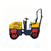 Compacteur routier vibrant à double tambour 30KN, tambour de 53 cm, petit compacteur routier à vendre