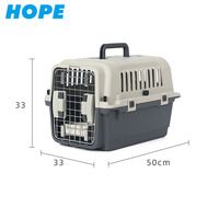 Boîte de transport pour animaux de compagnie en métal durable et bon marché, en matériau PP, grande boîte de transport pour animaux de compagnie, boîte de transport pour animaux de compagnie robuste