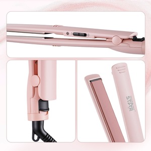 เครื่องหนีบผมวินนิ่งสตาร์ สีชมพู ระบบทำความร้อน PTC ปรับอุณหภูมิได้ทั้งผมเปียกและผมแห้ง - Product Image 3