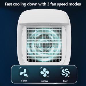 Nuevo producto, extraíble, 850ml, capacidad de agua, 7 colores, ventilador enfriador de aire Led, uso en la habitación, mesa pequeña portátil, enfriadores de aire, Mini ventilador - Product Image 2