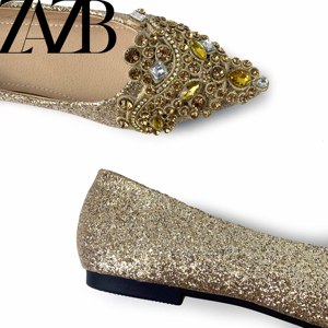 รองเท้าสตรีแฟชั่นส้นเตี้ยสไตล์จีนผูกโบว์ที่สวยงามออกแบบได้ตามต้องการ - Product Image 4