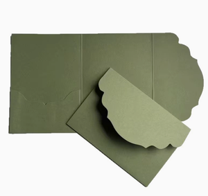 Ensemble d'invitations de <span class=keywords><strong>mariage</strong></span> personnalisables, enveloppes de luxe, invitations élégantes en forme de livre à trois volets, invitations de réception - Product Image 6
