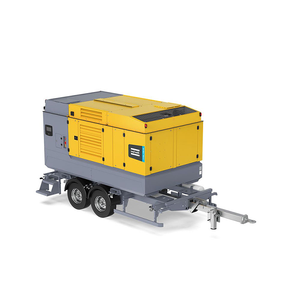 เครื่องอัดอากาศเคลื่อนที่แบบดีเซล Atlas Copco รุ่น XAS88 ของแท้จากโรงงาน พร้อมเครื่องยนต์ Kubota กำลัง 33.6 กิโลวัตต์ และพร้อมหัวเจาะ - Product Image 2