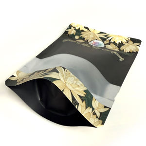 Sacs d'emballage alimentaire personnalisés, résistants à l'humidité, refermables, avec fenêtre, pour thé. - Product Image 5