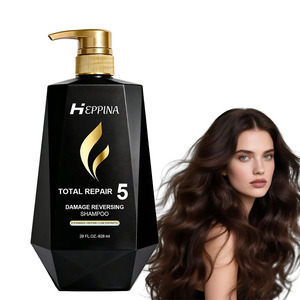 Shampoo réparateur capillaire liquide végétalien à étiquette privée, hydratant pour des cheveux soyeux, sains, plus forts, plus souples, parfum irrésistible - Product Image 1
