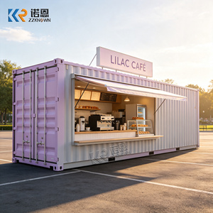 Luxe verzending met commerciële keukencontainercafé, op maat gemaakt interieur, mobiel restaurant - Product Image 3