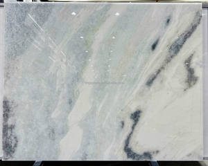 แผ่นหินควอทซ์ไซต์สีฟ้าทันสมัยพร้อมคุณสมบัติกันน้ำมีไฟด้านหลังหรูหรา - Product Image 5