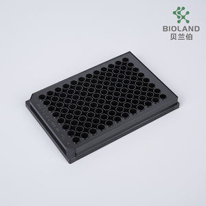 Placa <span class=keywords><strong>de</strong></span> inspección <span class=keywords><strong>de</strong></span> 96 pozos Bioland, placa <span class=keywords><strong>de</strong></span> cultivo celular en suspensión blanca y negra, Incubadora <span class=keywords><strong>de</strong></span> <span class=keywords><strong>tapa</strong></span> <span class=keywords><strong>de</strong></span> filtro estéril TC-Nontreat - Product Image 5
