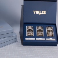 Boîte en carton rigide avec fermeture magnétique personnalisée, avec insert en mousse, emballage de boîtes cadeaux, noir avec logo en feuille d'or, luxe