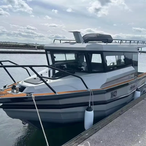 Yacht de luxe en <span class=keywords><strong>aluminium</strong></span> de qualité <span class=keywords><strong>marine</strong></span> 25 pieds (7,5 m) DNV <span class=keywords><strong>5083</strong></span> soudé, moteur hors-bord 200 CV/150 CV, écran tactile, croisière, pêche, sport - Product Image 1