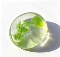 Jouet anti-stress souple en forme de noix de coco translucide, à presser, sans rebond, pour le divertissement et la relaxation – Vente chaude