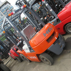 Used HELI Fd20 Forklifts 2-7 Ton Diesel with Japanese <b>Engine</b> Side Shifter Triplex Mast Rough Terrain - Product Image 4