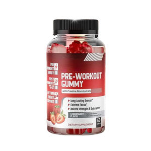 Suplemento Dietético Energético de Larga Duración OEM ODM GMP, Gomitas Pre-Entrenamiento con Creatina Monohidratada, Aumenta la Fuerza y la Resistencia - Product Image 1