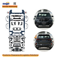 Harga Pabrik GUGO Bodykit Mobil untuk BMW X5 G05 LCI 2023+ Upgrade X5M Conversion Kit Black Warrior Bumper Grille Side Skirts