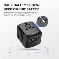 Adaptateur de prise de voyage de marque privée personnalisé Kit de chargeur rapide USB Au Japon Momax Adaptateurs de voyage universels multi-prises tout en un