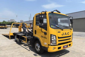 Remorque à plateau surbaissé JAC Diesel, transport d'équipements lourds, Euro 4, chargement facile, hydraulique - Product Image 2