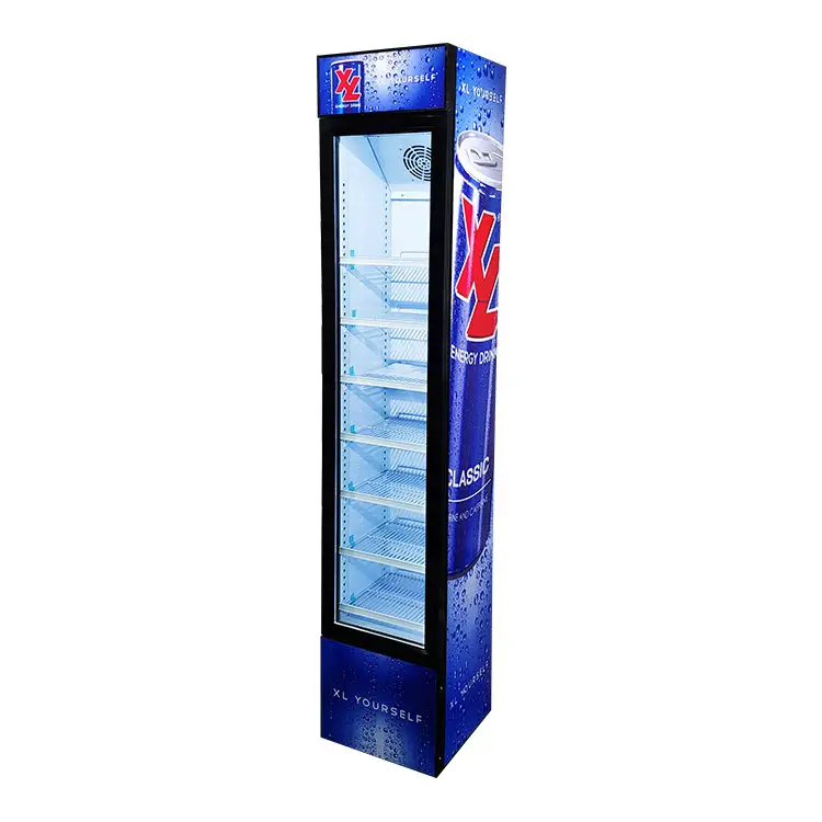 Frigorifero refrigerato verticale dell'esposizione della bevanda fredda del supermercato di Meisda 105L con CE