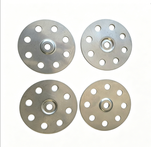 Rondelle de fixation isolante en acier inoxydable de 70 mm avec trou central de 8 mm, disque de fixation de grand diamètre pour panneaux en <span class=keywords><strong>mousse</strong></span>, pour le plâtrage et les systèmes EIFS - Product Image 1