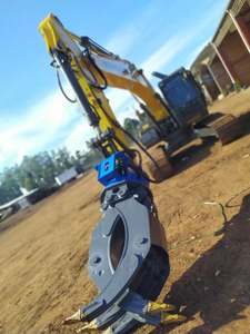 15 тоннной 25 тонн захват экскаватора навесного оборудования гидравлический вращающийся древесных бревен камень захват для бревен - Product Image 5