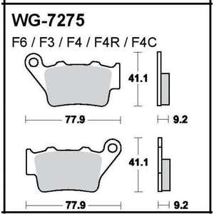 WRP nuovi cuscinetti posteriori Standard per Ktm EXC-F 525 03 - Product Image 1