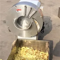 Industriële Automatische Kleine Commerciële Citroenkomkommer Plantaardige Aardappelsnijsnijmachine