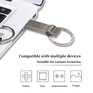 Bán buôn giá rẻ biểu tượng tùy chỉnh USB Flash Drives 128GB 64GB 32GB 16GB 8GB 4GB 2GB Bộ nhớ kim loại gậy USB 2.0 giao diện sản phẩm mới - Product Image 4